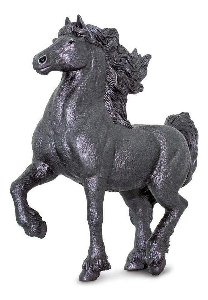Yegua Caballo Frisón Frisona Figura Safari Juguete Muñeco Tx