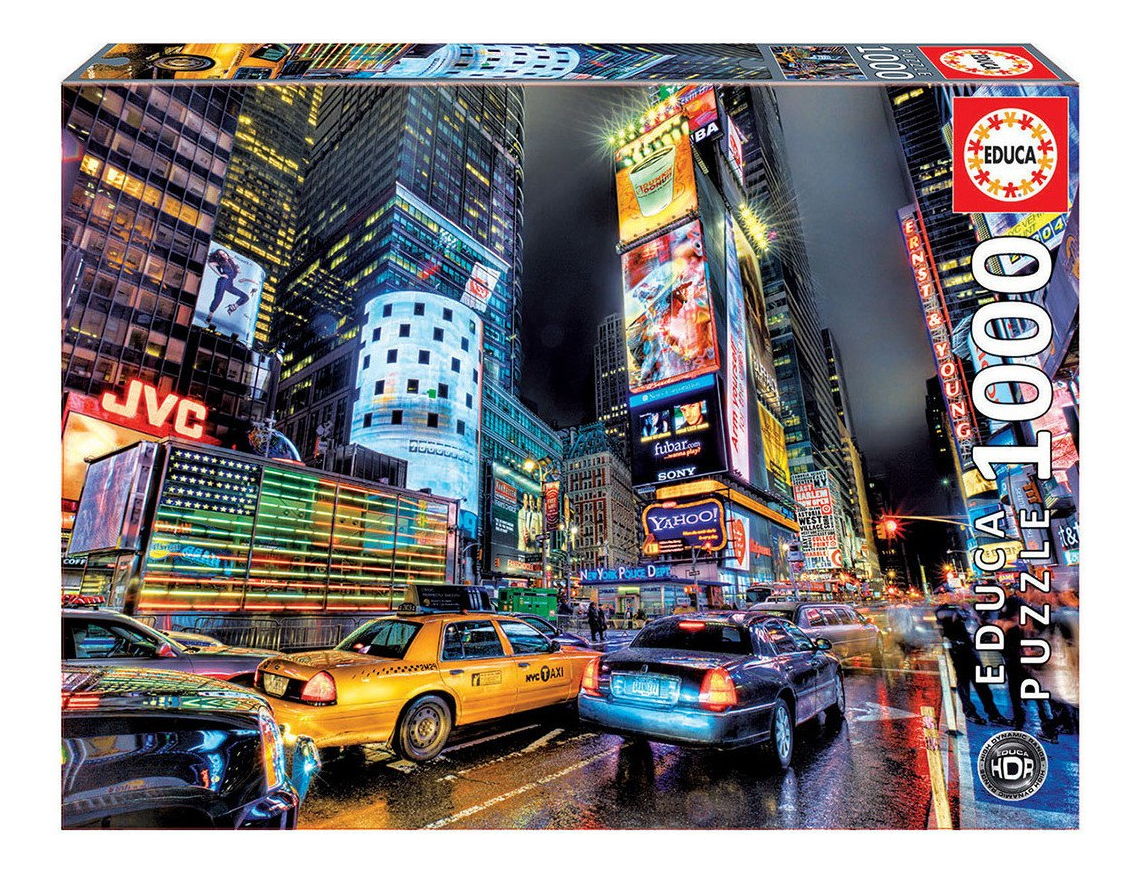 Puzzle Rompecabeza Times Square Nueva York Educa 1000 Piezas