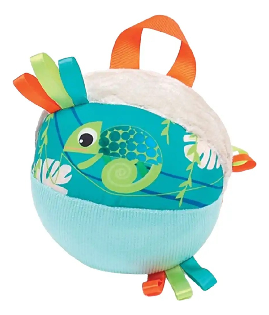 Pelota Sensorial Camaleon Tela Ludi Divertida Y Segura Bebes