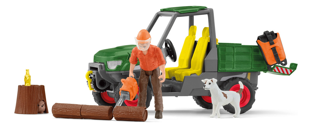 Set Granjero Con Camioneta Y Accesorios Schleich Niños Trex