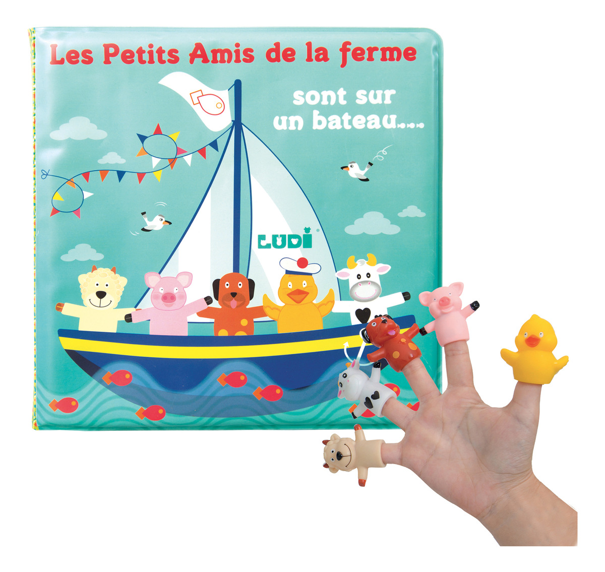 Libro Bebe Marionetas Hora Del Baño Juego Diversion Ludi Tx