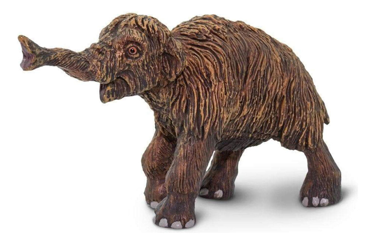 Figura Realista Mamut Lanudo Bebé Prehistórico Safari Trex
