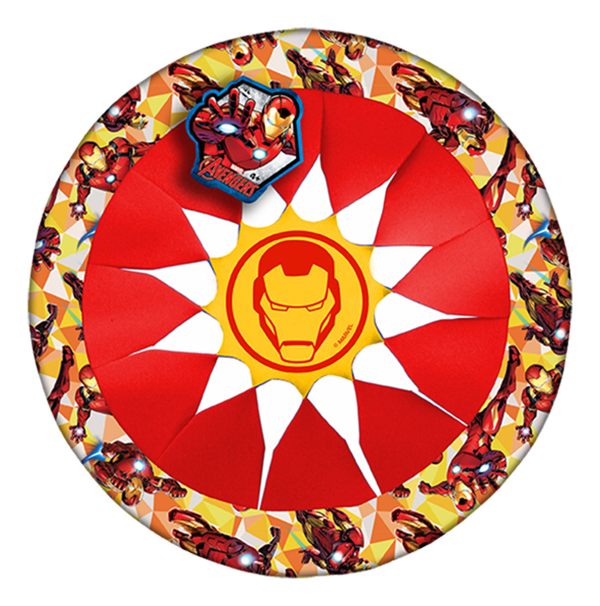 Frisbee Platillo Marvel Ja-ru Juego Iron Man Hulk Spider Man