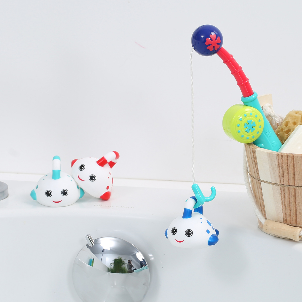 Juguete De Baño Para Pescar Agua Didactico Bebe Niño Ludi Tx