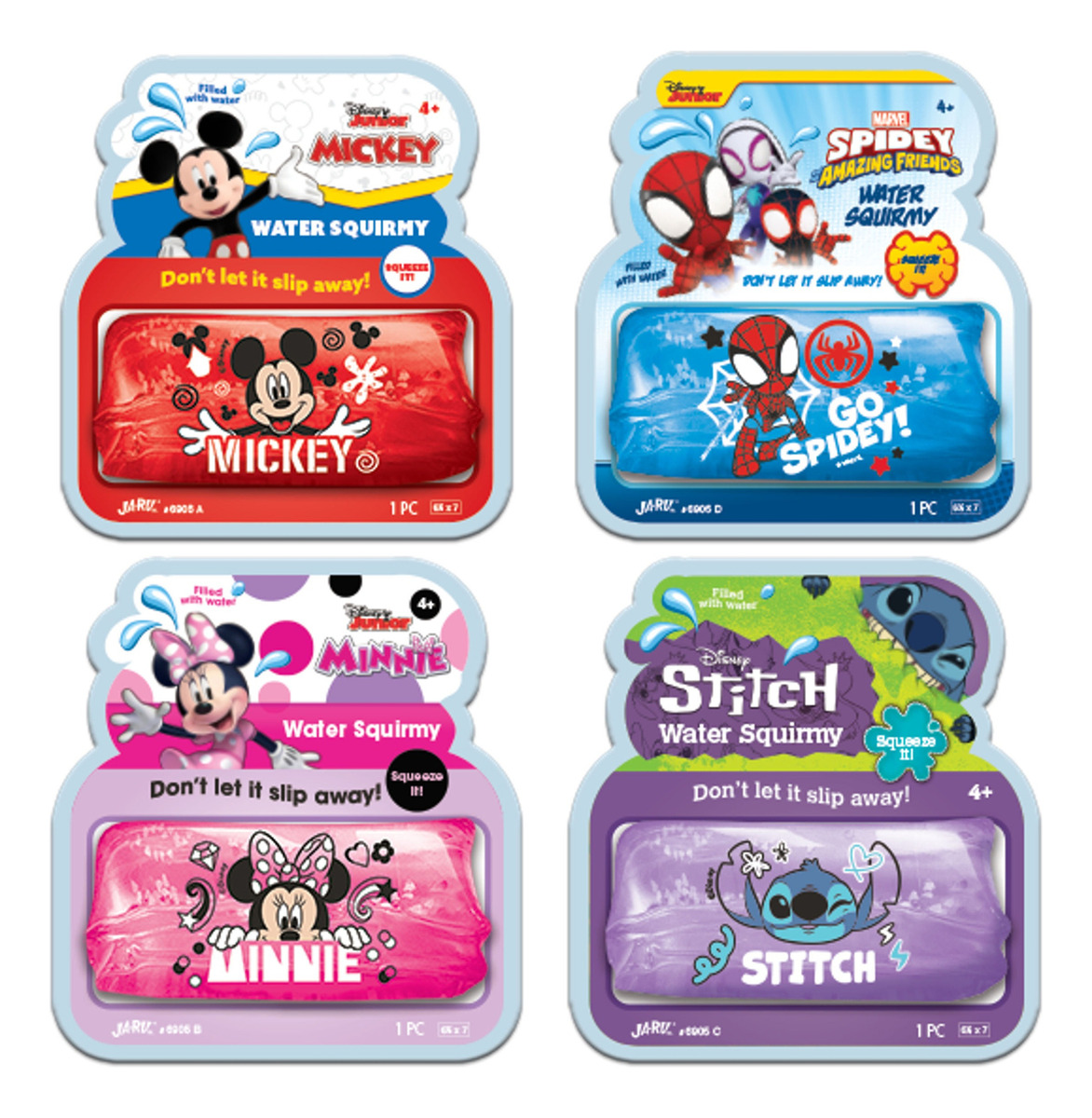 Squirmy Squishy Amansaloco Antiestres Jaru Disney Original