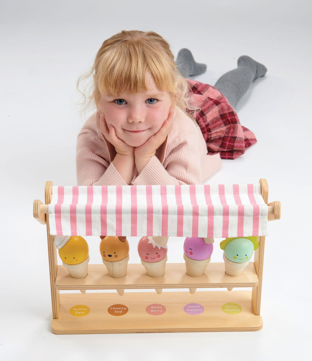 Juego Helados Tienda Madera Tender Leaf Toys Infantil Trex