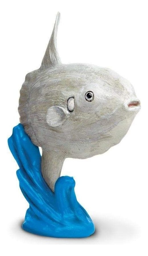 Pez Luna Con Soporte Figura Safari Mar Colección Realista Tx