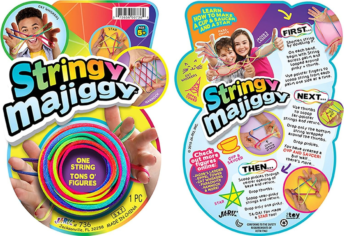 Juego Elasticos Trucos Forma Figuras Infantil Ja Ru Trex