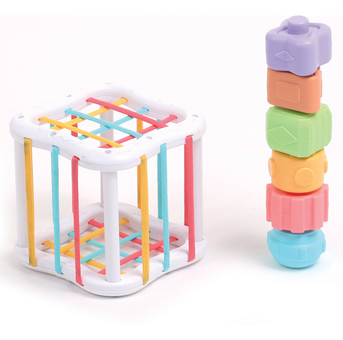 Pack Juego Para Bebe Infantil X3 Manipulacion Ludi Sensorial