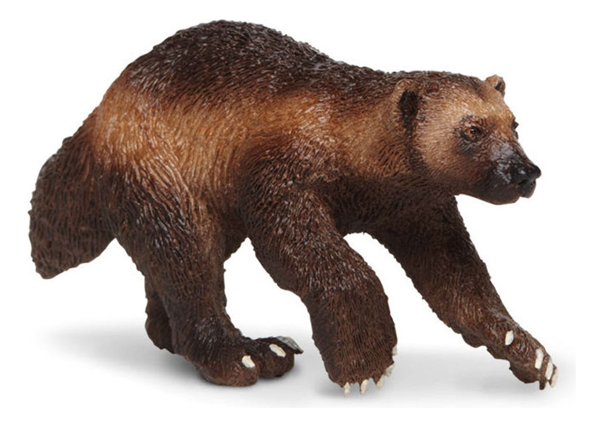 Figura Safari Wolverine Glotón Carcayu Juguete Infantil Tx