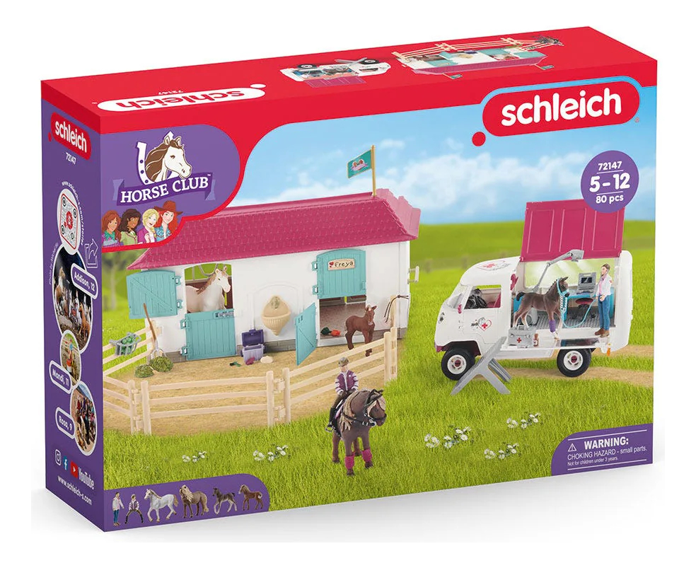 Set Figura Caballo Entrenamiento Slalom Realista Schleich Tx