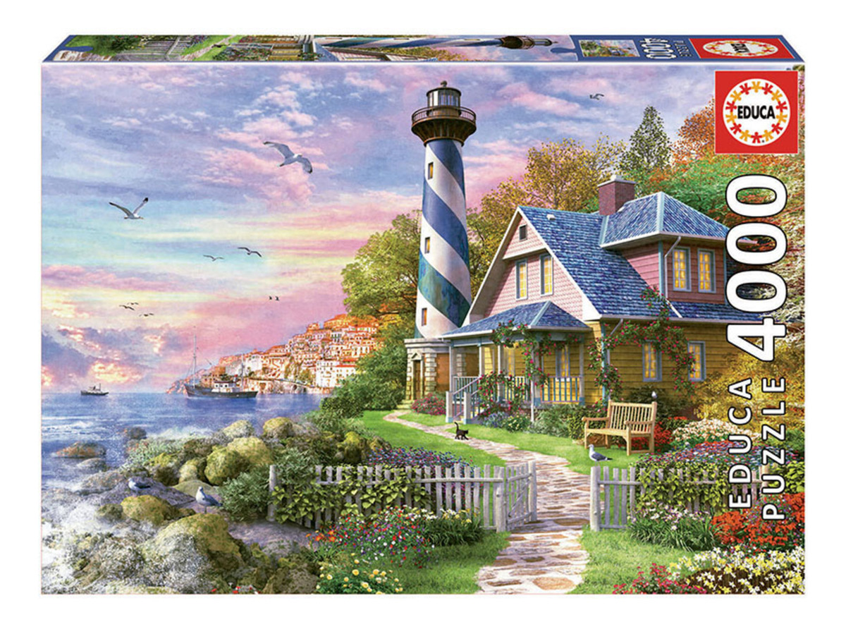 Puzzle Rompecabezas Faro En Rock Bay 4000 Pcs Educa Trex