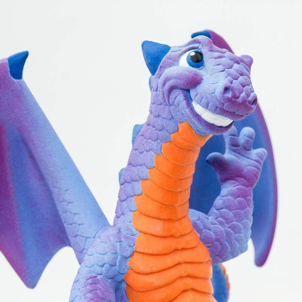 Dragon Feliz Mitico Realista Muñeco Niño Safari Colección Tx