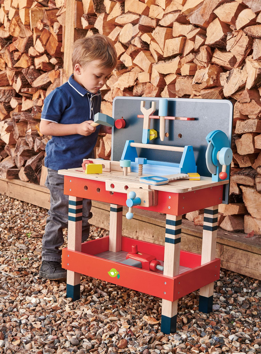 Tender Leaf Toys Juego Mesa De Trabajo Infantil Madera Trex®