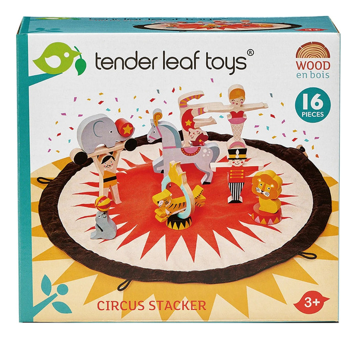 Apilador Circo Mágico Tender Leaf Juega Imaginación Niños Tx