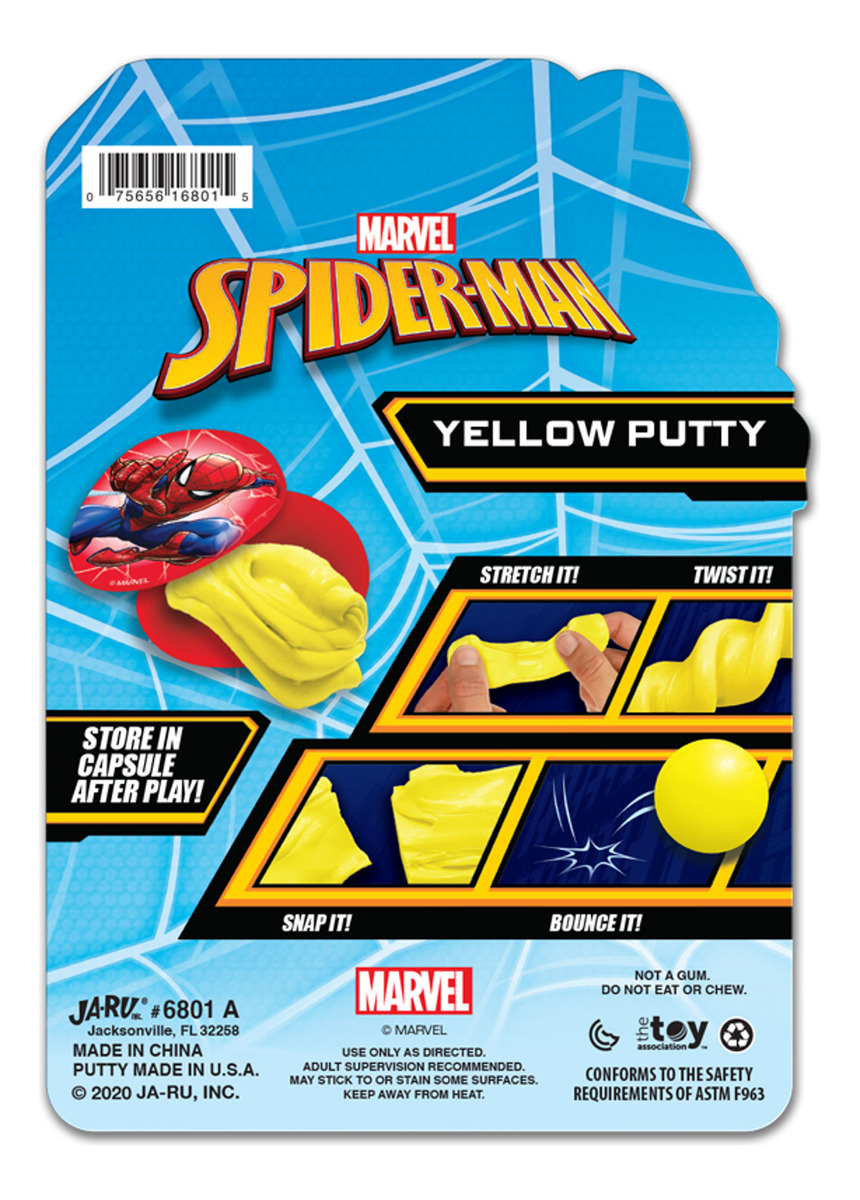 Squishy Slime Spiderman Marvel Huevos Rellenos Ja Ru Trex