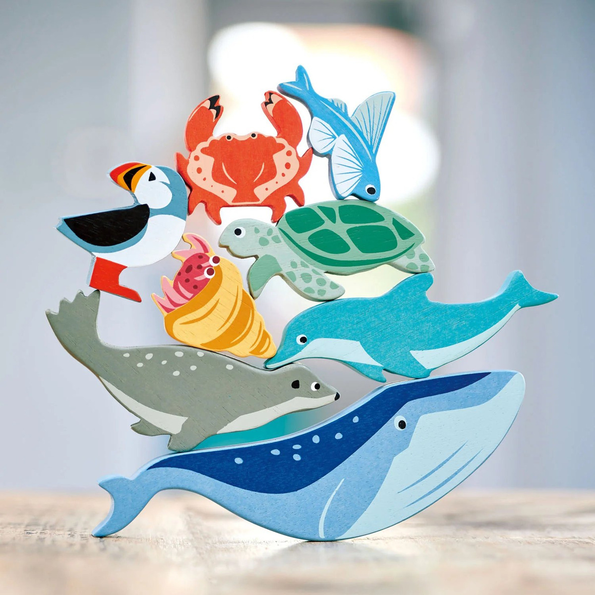 Animales Oceano Mar Estante Mueble Figuras Tender Leaf Tx