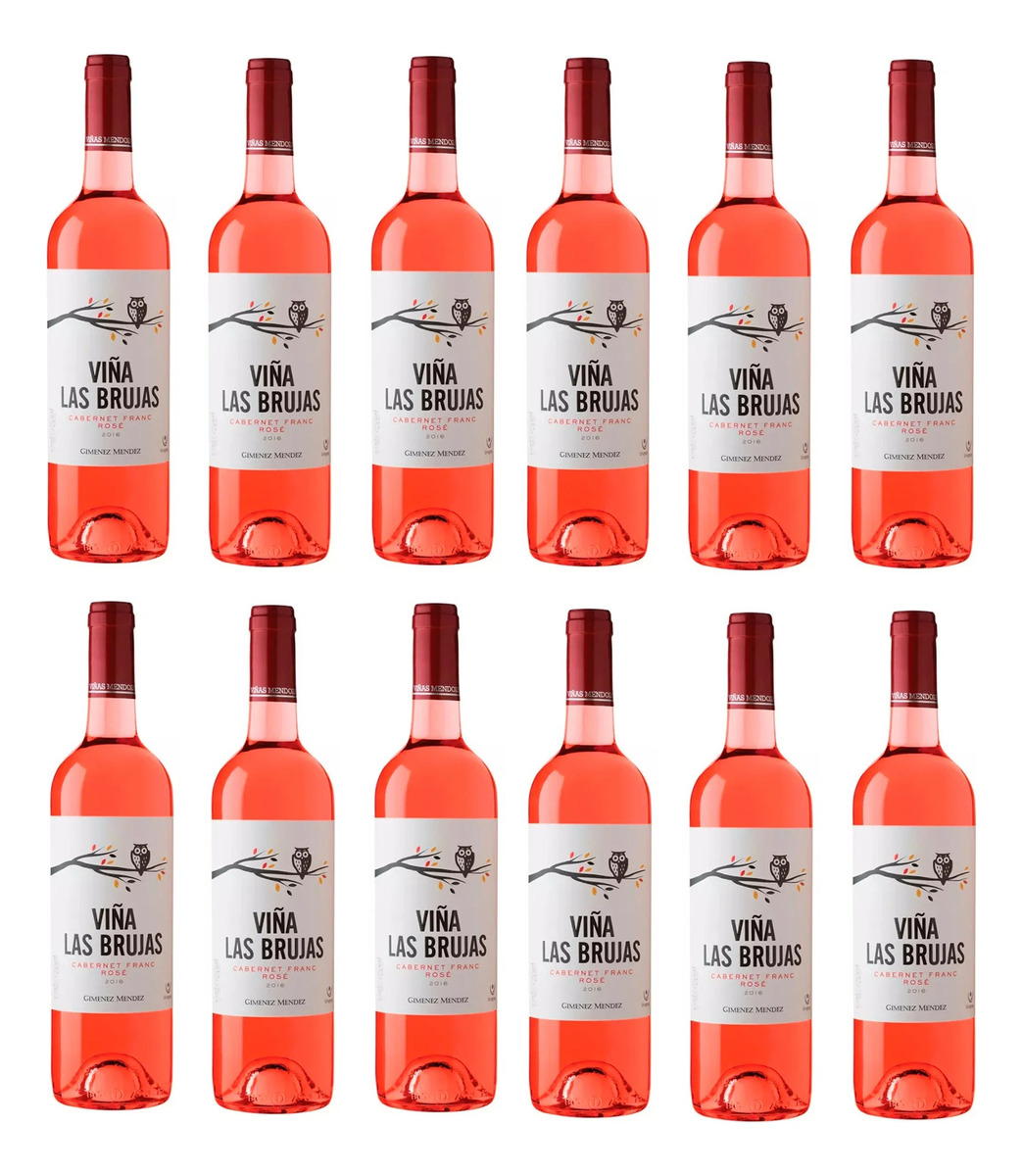 X12 Vino Cabernet Franc Rose Viña Las Brujas Gimenez Mendez