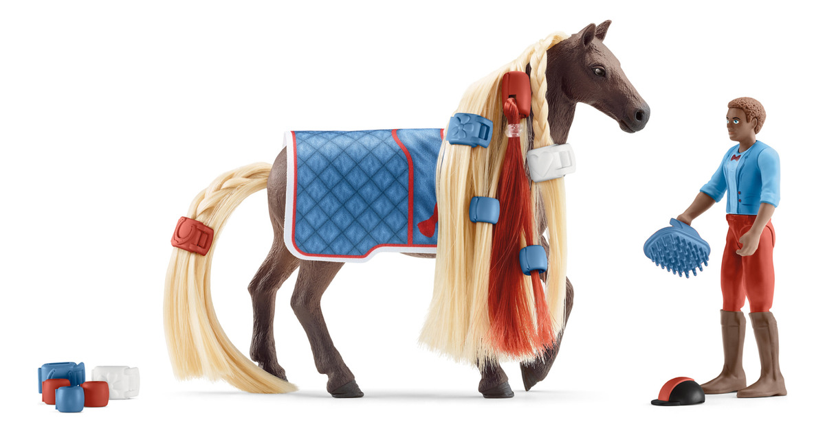 Figura Caballo Iniciacion Horse Club Leo Y Rocky Schleich