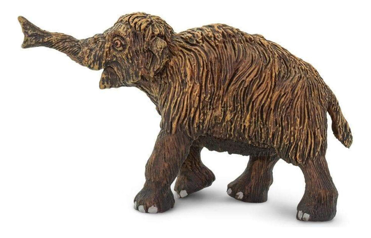 Figura Realista Mamut Lanudo Bebé Prehistórico Safari Trex