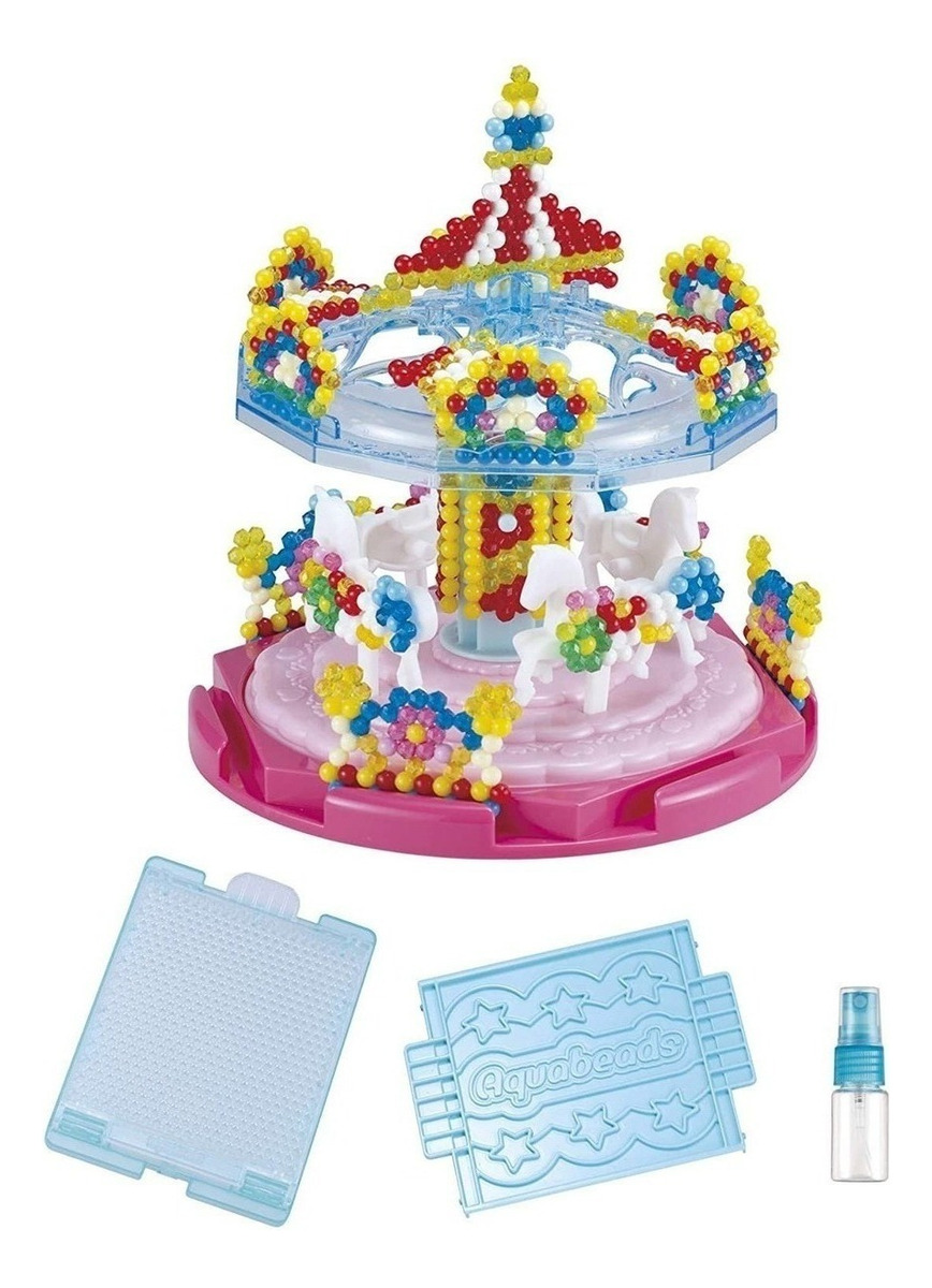 Aquabeads 3d Juguete Infantil Niños Caballos Carrusel Trex