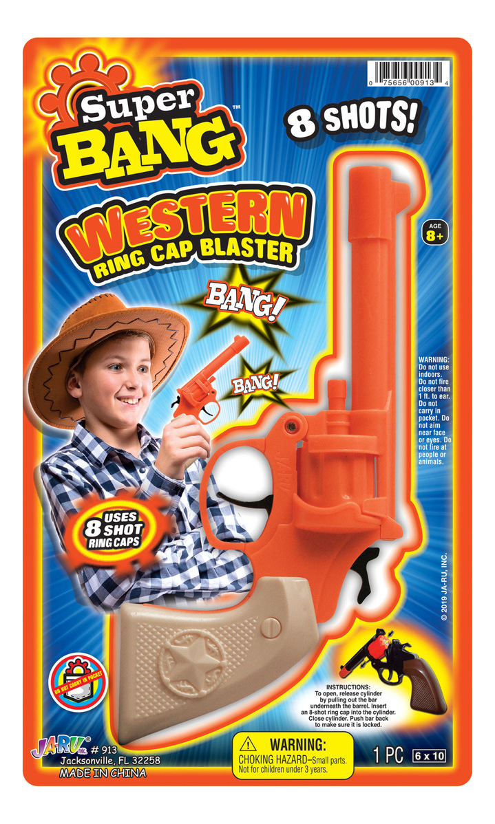 Pistola Ja Ru Fulminantes Recargable Super Bang Western Trex