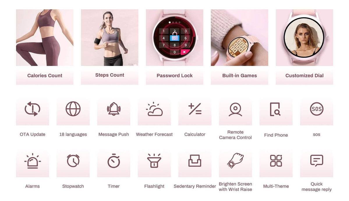 Reloj Smartwatch Kieslect By Xiaomi Lora Colores Calidad Trx