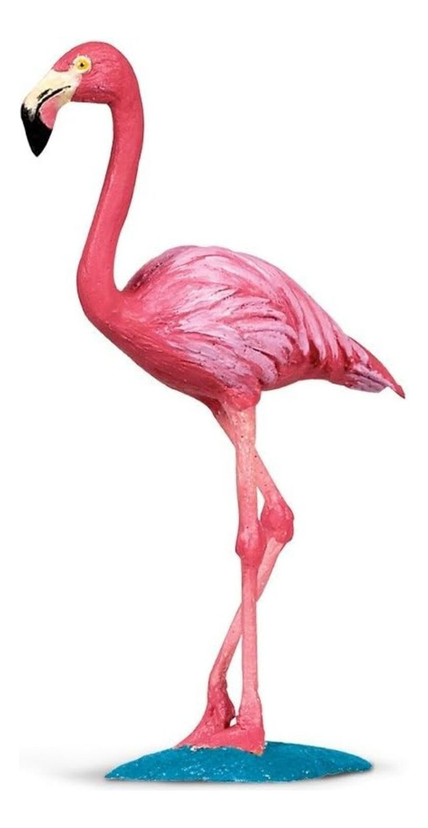 Figura Realista Flamenco Rosa Aves Pintado A Mano Safari Tx