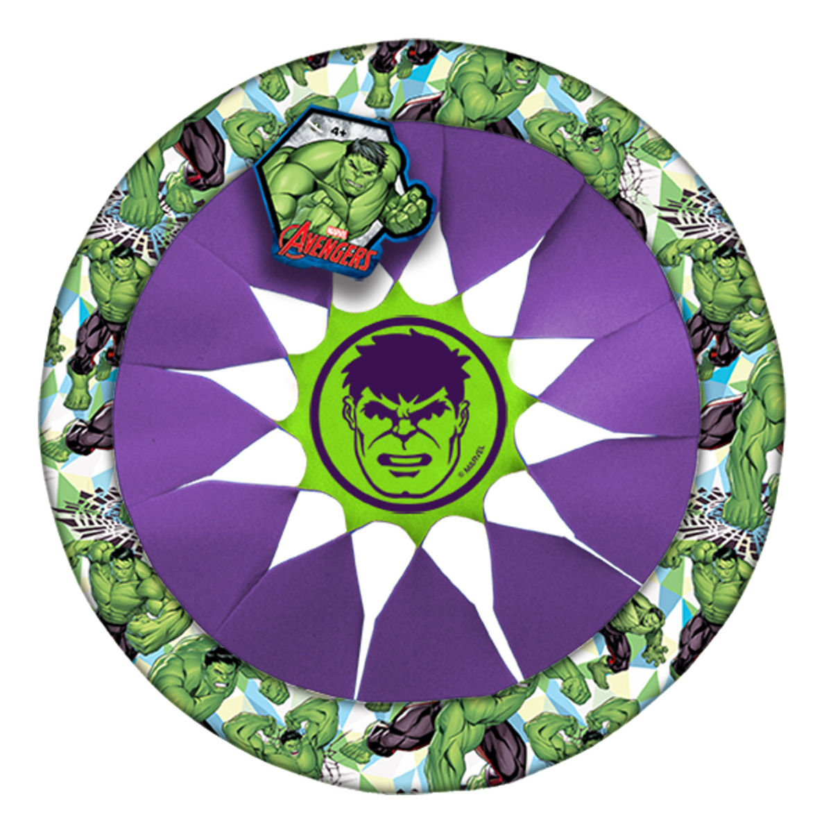 Frisbee Platillo Marvel Ja-ru Juego Iron Man Hulk Spider Man