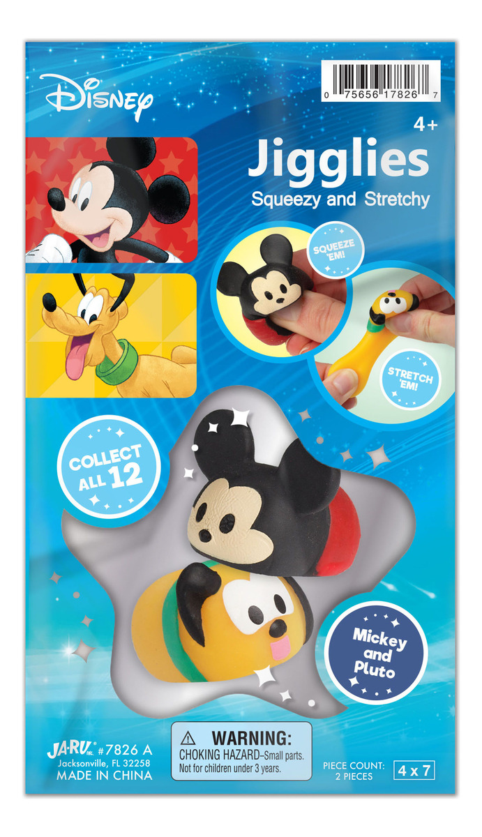 Set Disney 2x Jiggly Fidget Squishy Kawaii Jaru Tiktok Tx
