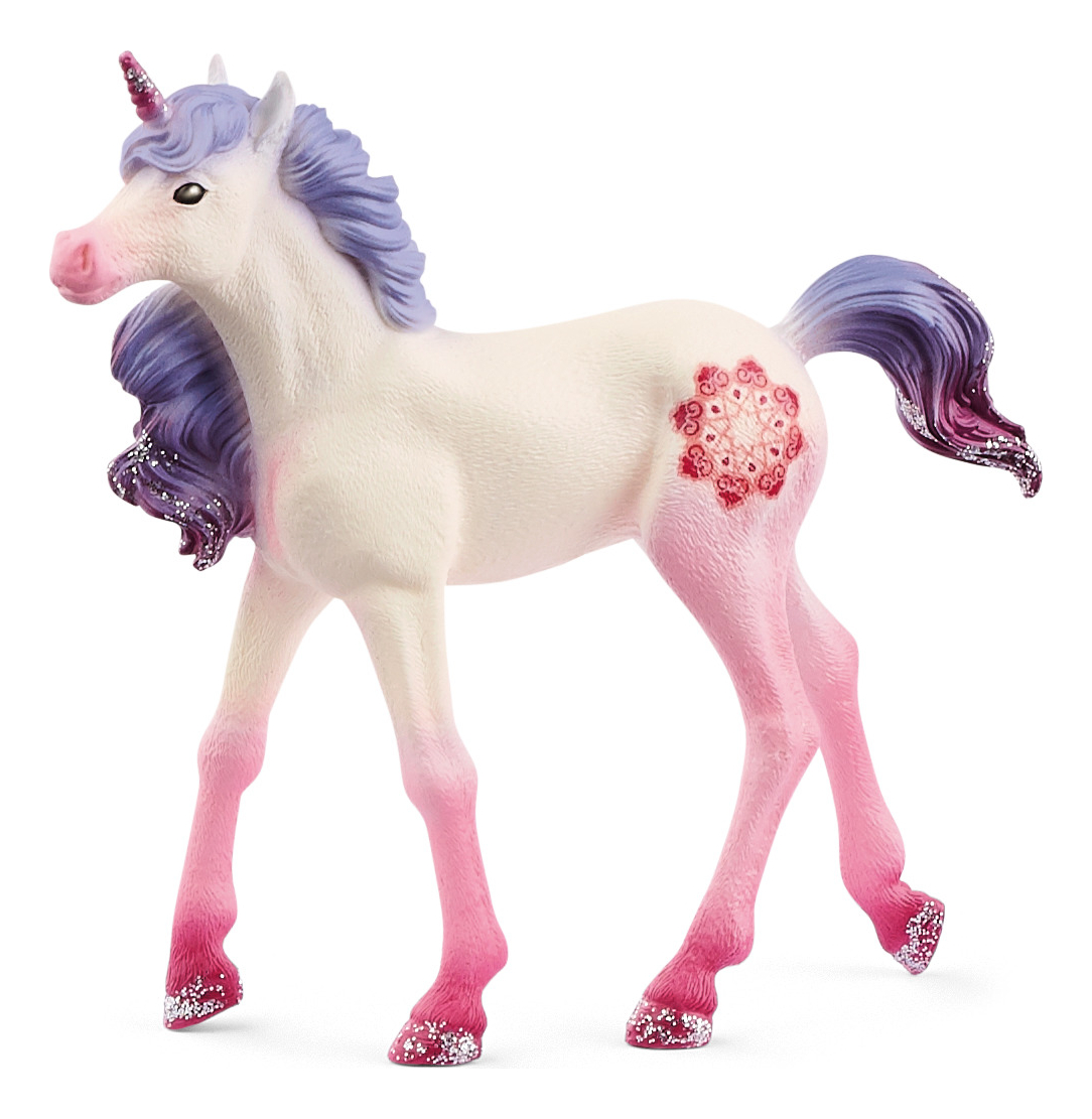Figura Potrillo Unicornio Mandala Bayala Schleich Juego Trex