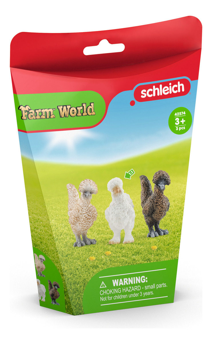 Figura Gallinas Schleich Club Farm World Granja Realista Tx