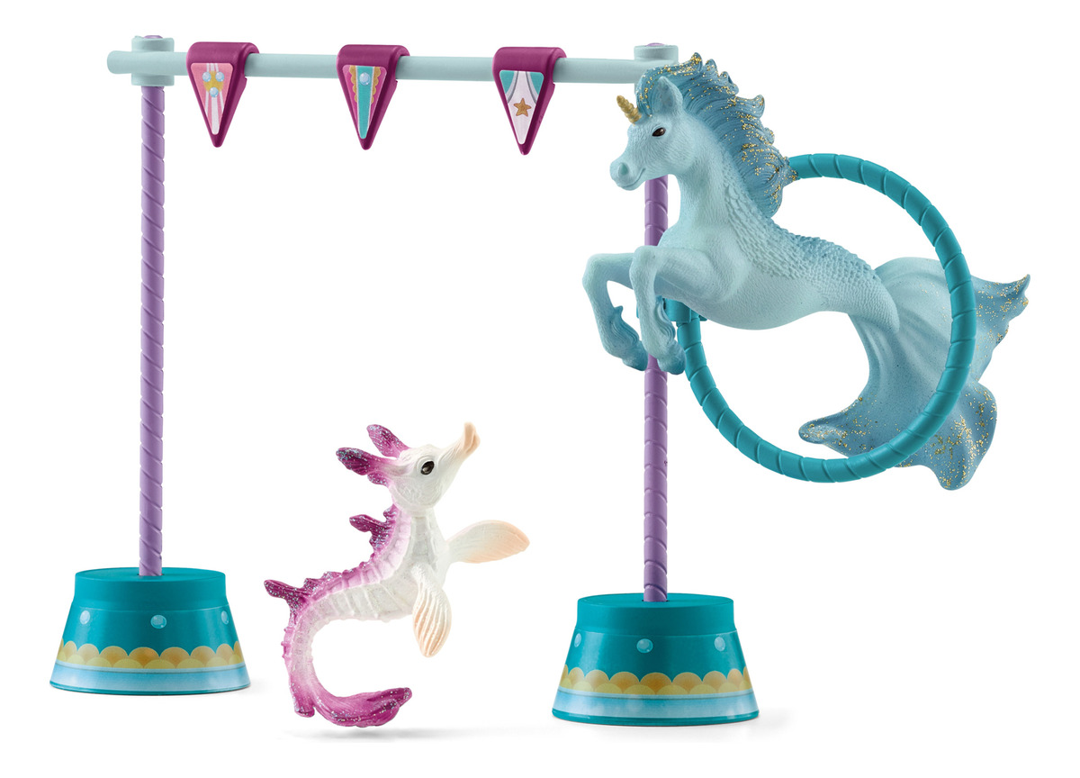 Set Campeonato Magico Bayala Bajo Del Mar Pony Schleich Tx
