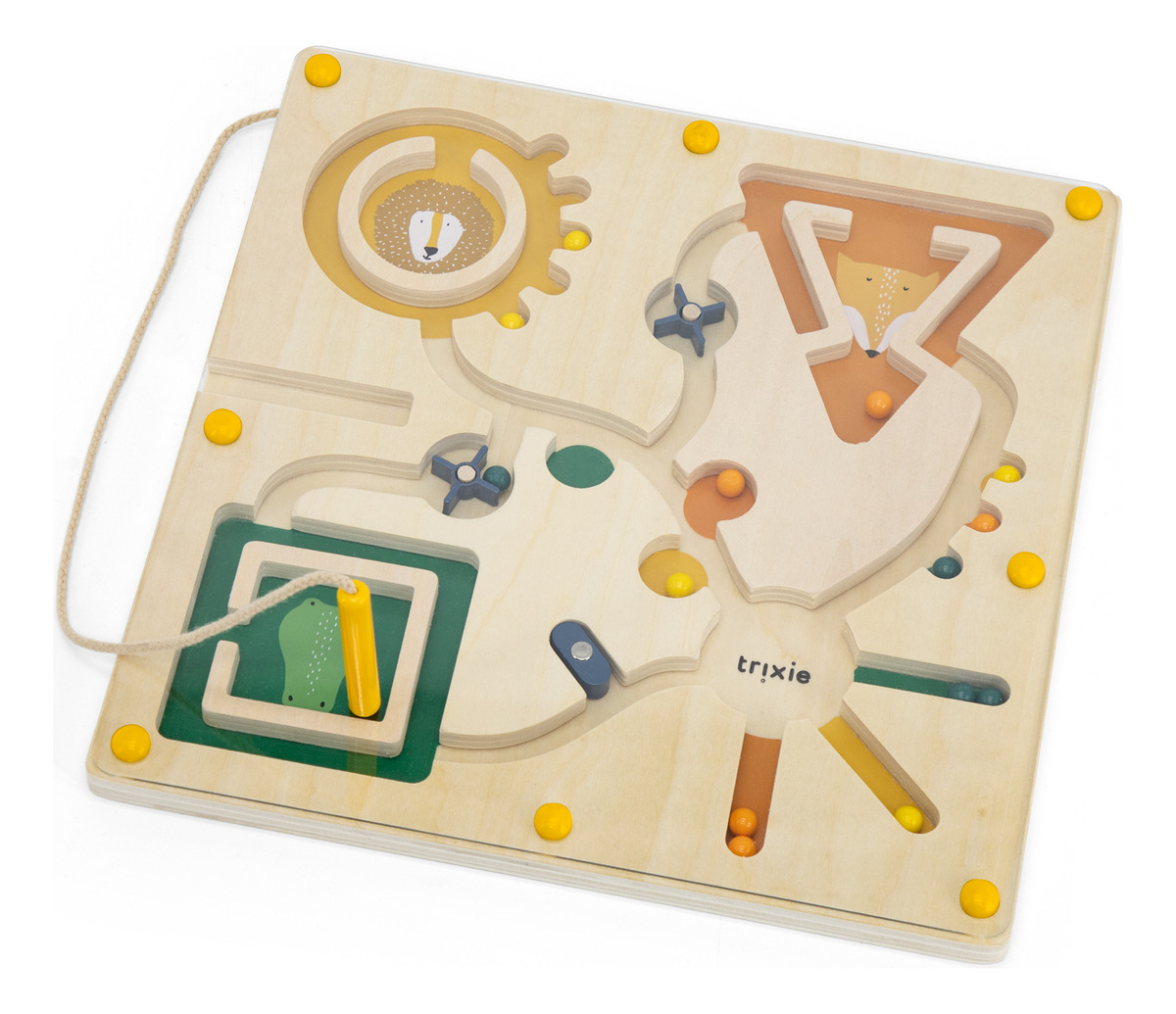 Laberinto Magnetico Madera Trixie Infantil Motricidad Fina