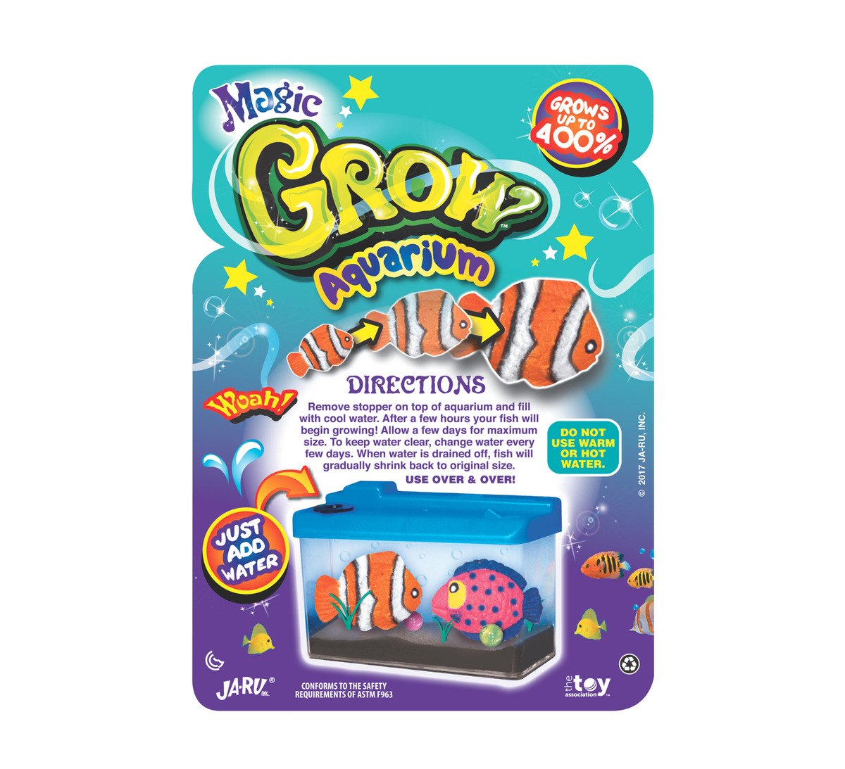 Juego Biogel Capsulas Aquario Crecen Agua Ja-ru Trex