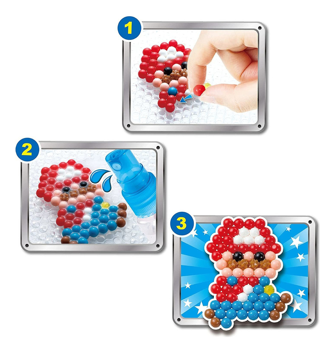 Aquabeads Kit Personajes Super Mario Manualidades Juguete Tx