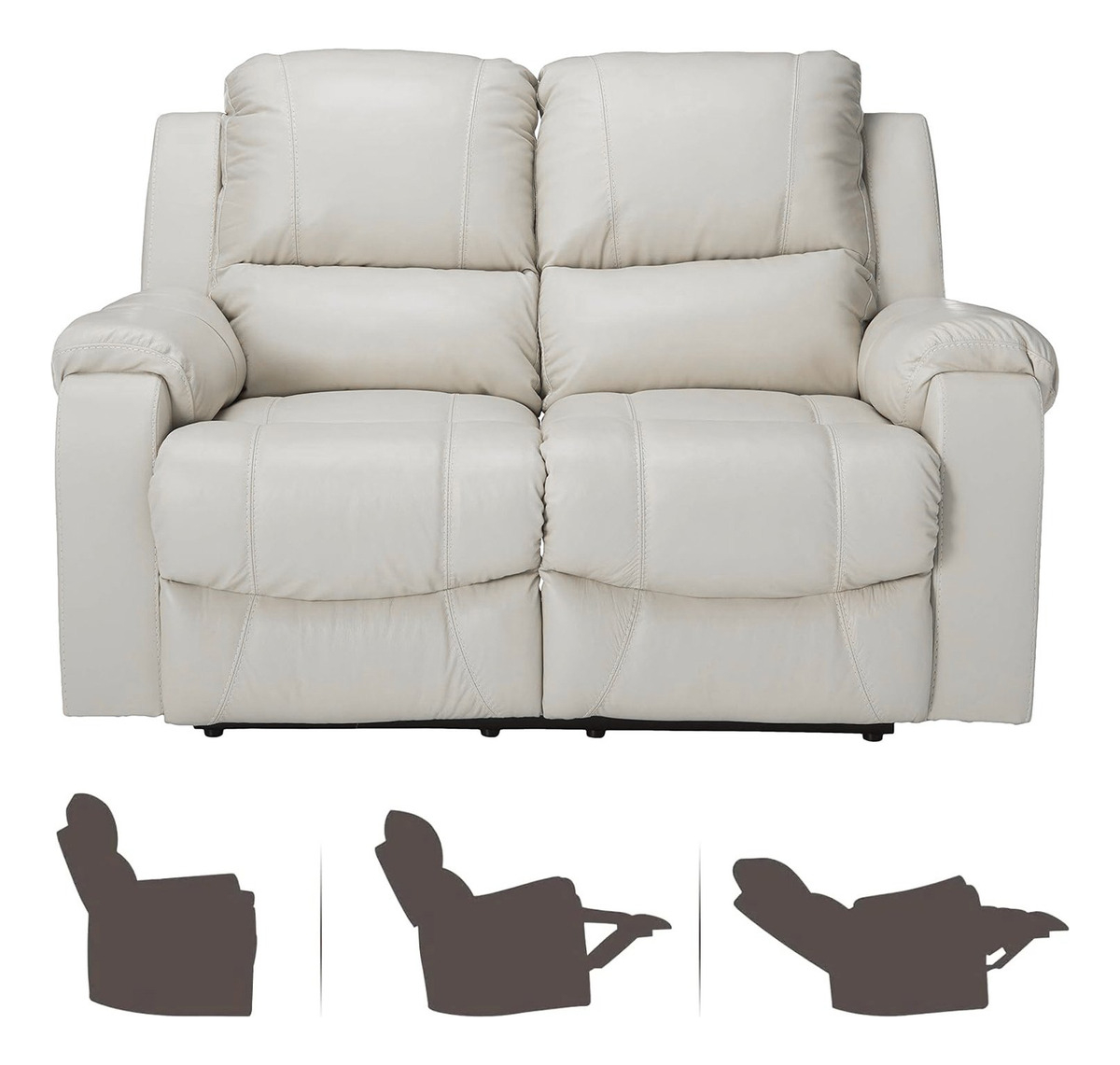 Sillón Reclinable 2 Cuerpos Masajeador Electrico Living Trex