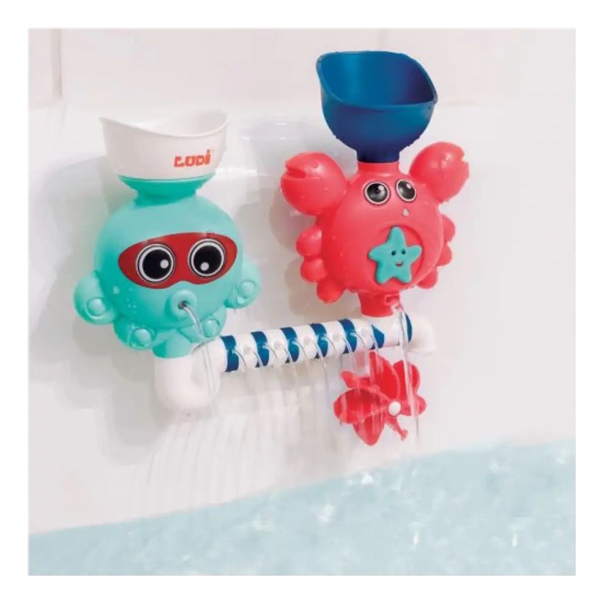 Juguete Para Baño Ducha Circuito Agua Bebe Ludi Trex