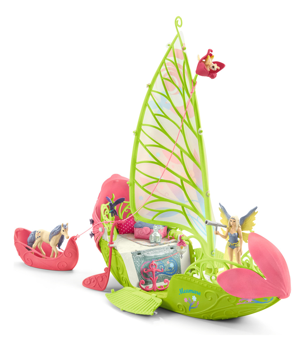 Juguete Barco Mágico Flor Sera Schleich + Accesorios Trex