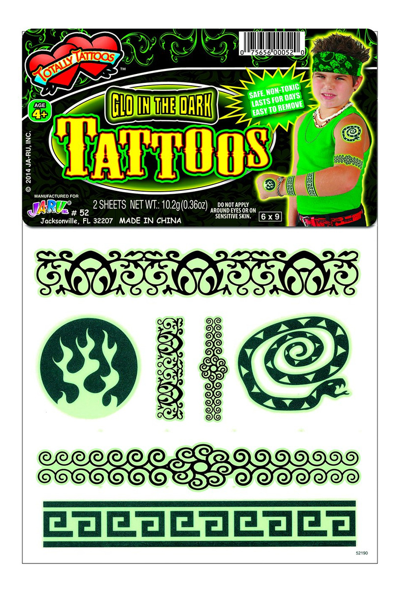 Tatuajes De Mentira Temporales Infantiles Ja Ru Stickers Tx