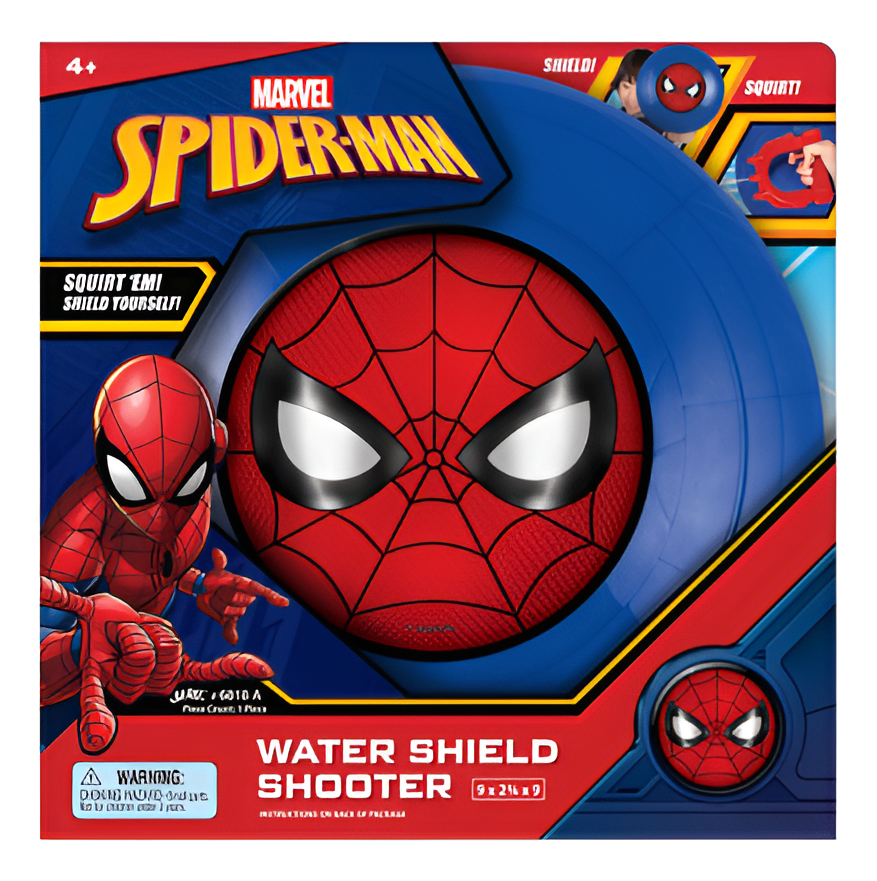 Pistola Agua Escudo Marvel Héroes Ja Ru Disney Infantil Trex