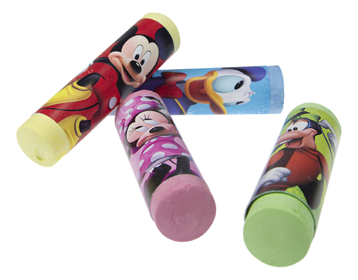 Pack 4 Tizas Disney Junior Mickey Mouse Ja Ru Infantil Trexç
