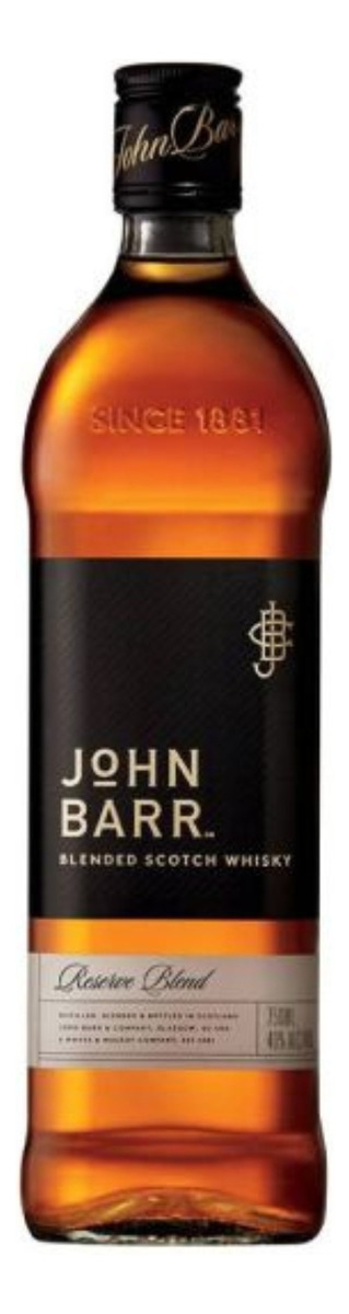 Whisky Fino De Reserva John Barr Botella 1litro Escoces Trex