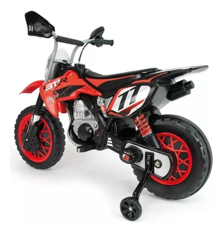 Moto Cross Injusa Motito Bateria Ruedas Infantil Calidad Tx
