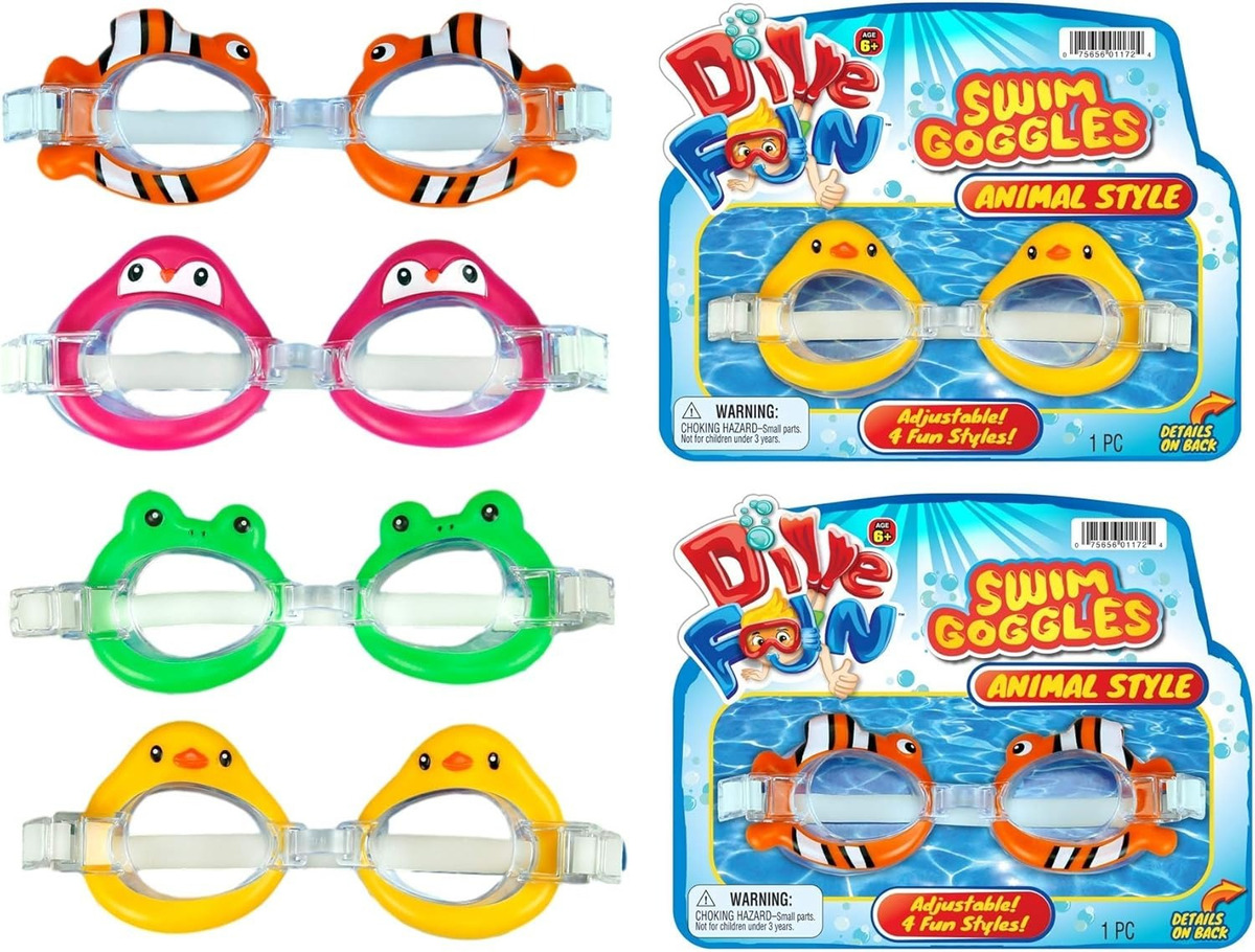 Lentes Natacion Animales Piscina Infantil Ja Ru Calidad Trex