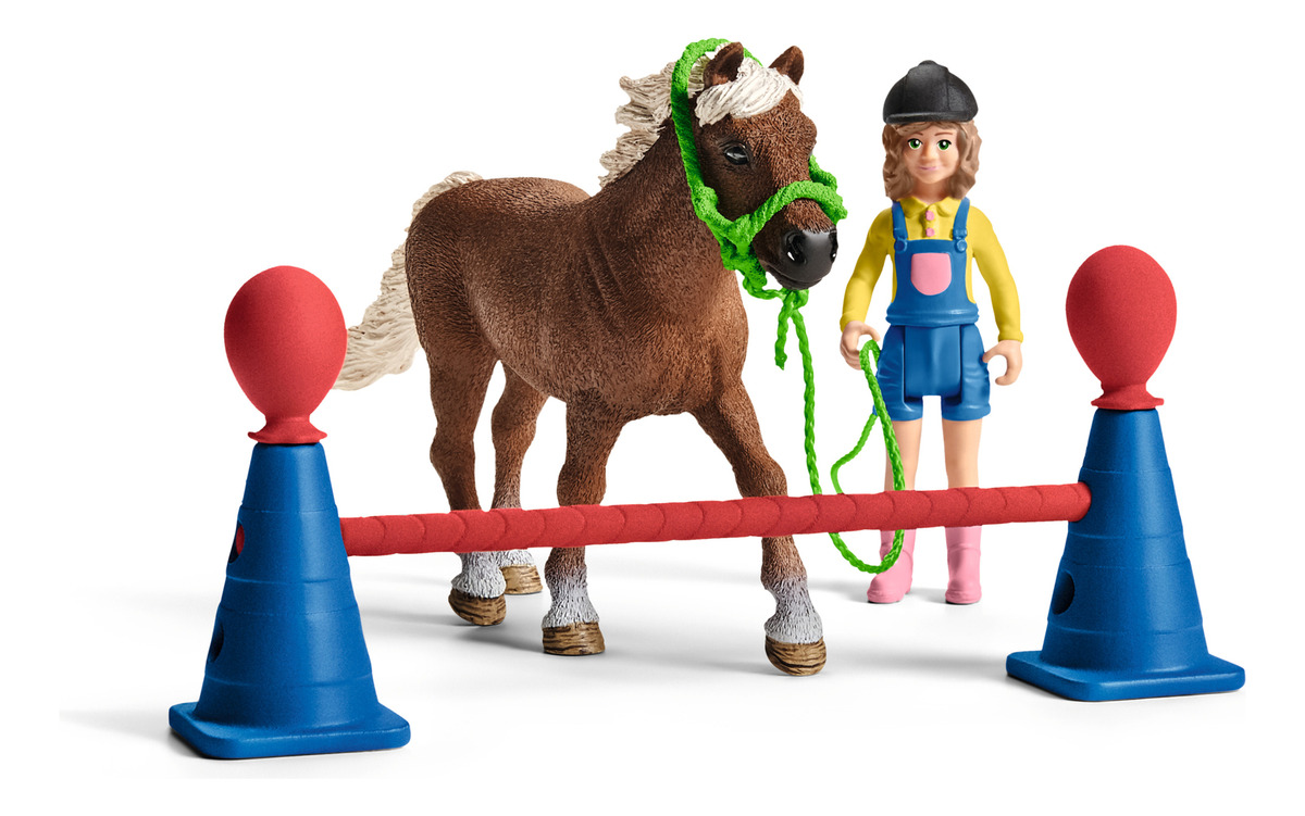 Set Entrenamiento Agilidad Ponis Schleich Farm World Trex