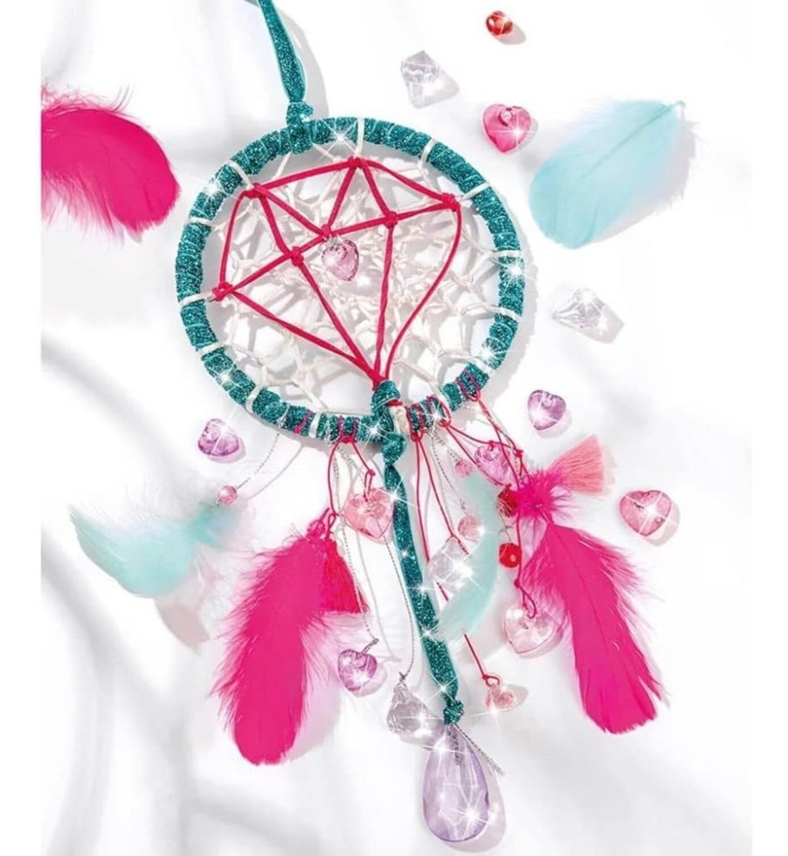 Set Manualidades Atrapa Sueños Brillos Totum Crea Adorno Trx