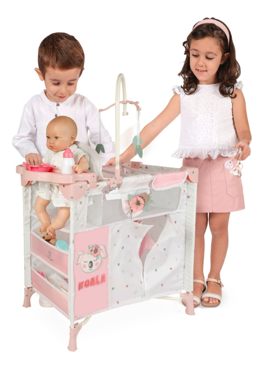Cuna Armario Cambiador Muñeca Reborn De Cuevas Koala Trex