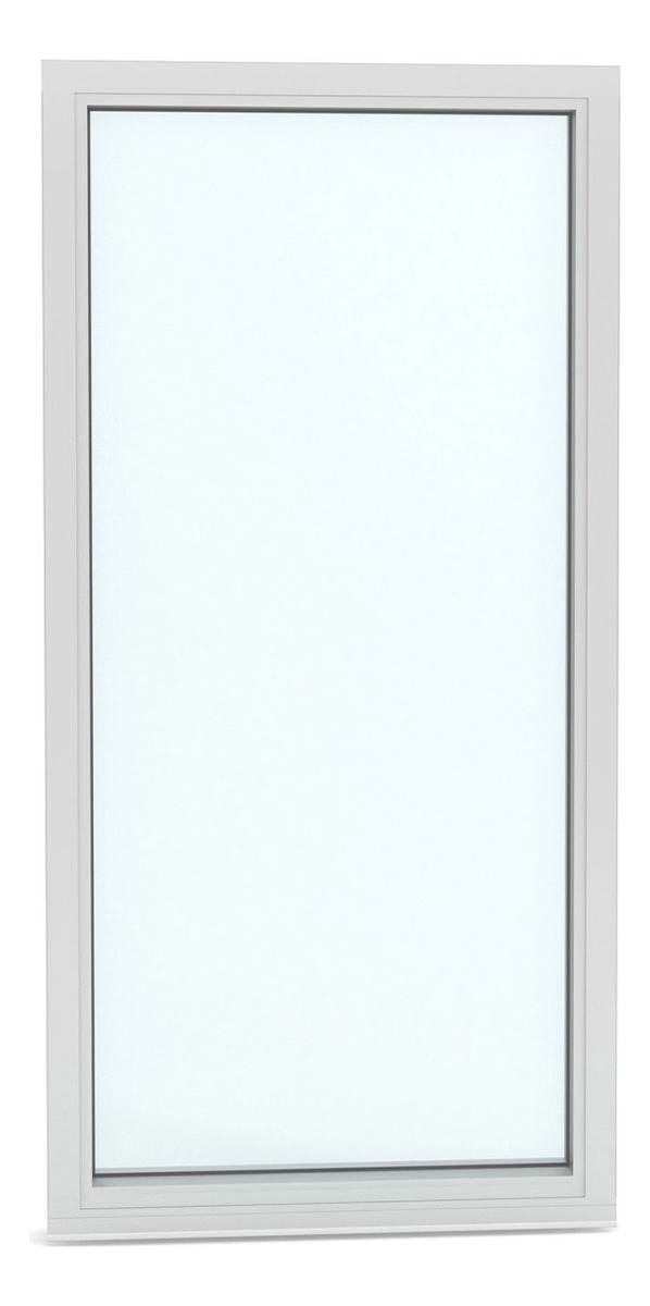 Ventana De Pvc Fija 50 X 150 Cm Fija Rectangular Premium Tx