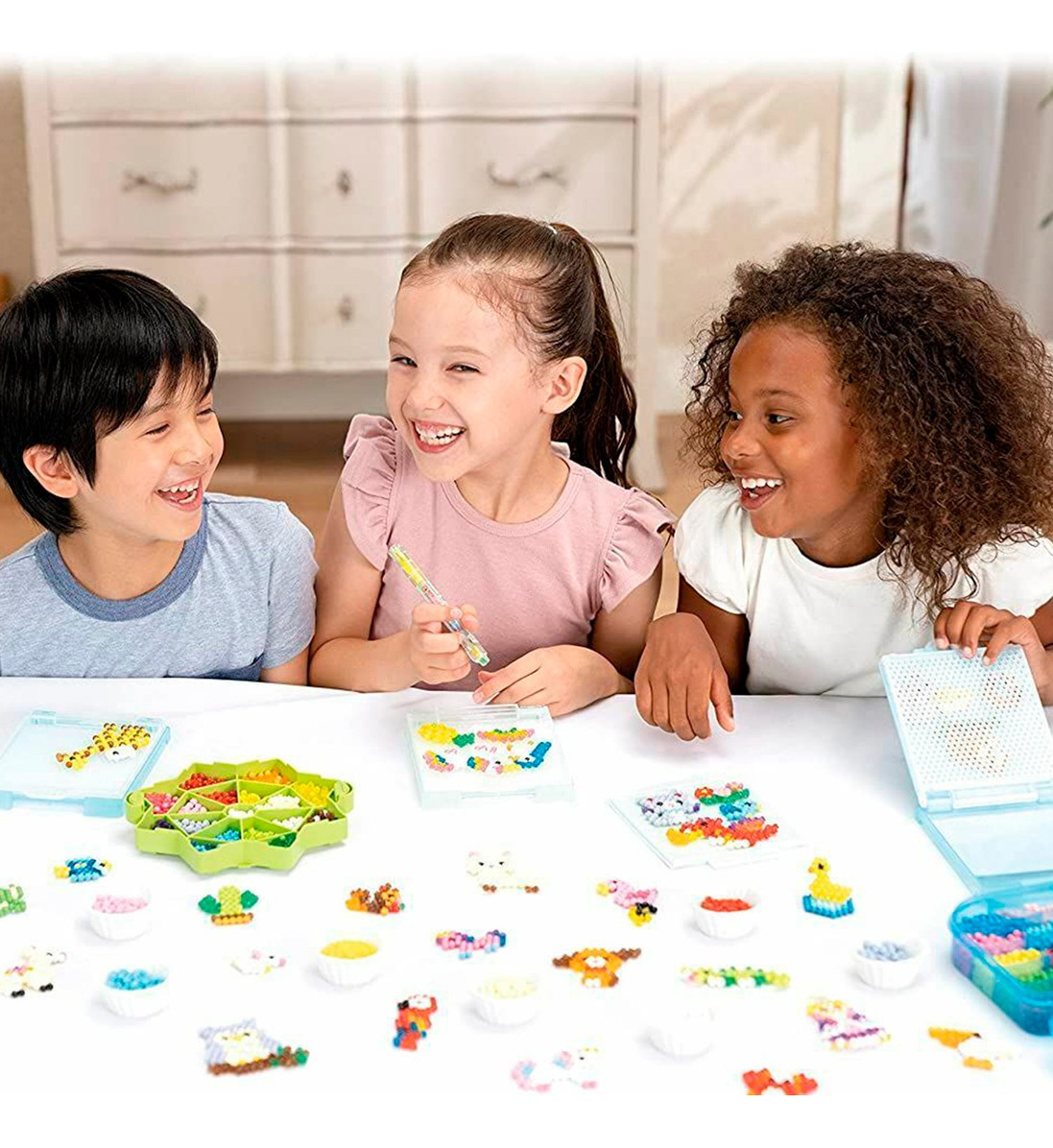 Juego Aquabeads Pack 1000 Cuentas De Estrella + Accesorios